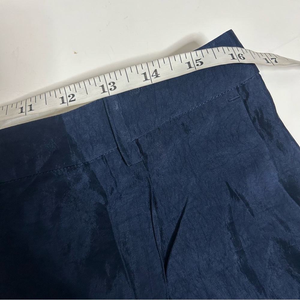 J.Crew Tall Essential wide-leg pant in textured satin (12T) - Picture 8 of 10